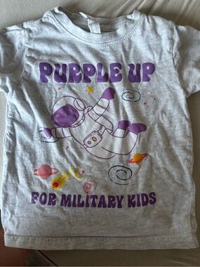 Shirt purple up for military kids Etsy shirt